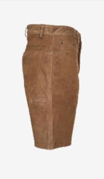 Jagd Lederhose , Kurz Lederhose , Jäger Sommer Lederhose, Kurz Lederhose " Camel " , Büffel Lederhose
